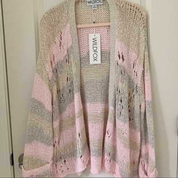 Wildfox Yara Distressed Dolman Cardigan size XS - Picture 8 of 11